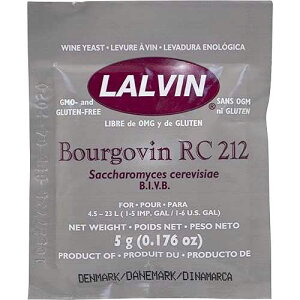 Dry Wine Yeast - RC 212 (5 g) (Pack of 100) Homebrewers Outpost Dry Wine Yeast - RC 212 (5 g) (Pack of 100)