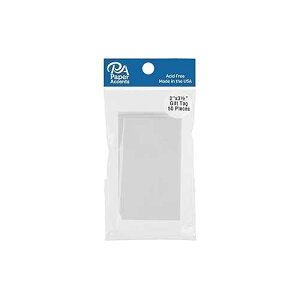 PA Paper Accents Cardstock Bookmark 2 x 3.5 White, 65lb Colored cardstock Paper for Card Making, Scrapbooking, Printing, Quilling and Crafts, 50 piece Pack Accent Design Paper Accents PA Paper Accents Cardstock Boo
