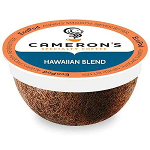 Cameron's Coffee Hawaiian Blend Single Serve Pods, Allergen Free, 4.33 Ounces (Pack Of 6)