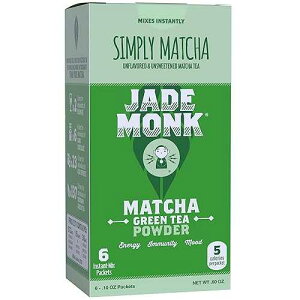 On-The-Go Matcha Green Tea Powder Single Serve Packets - Enjoy Anytime, Anywhere - All Natural, Mixes Instantly Jade Monk On-The-Go Matcha Green Tea Powder Single Serve Packets - Enjoy Anytime, Anywhere - All Natural,