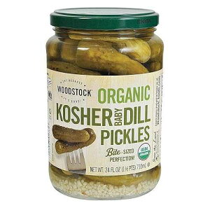 Woodstock Farms Woodstock Organic Pickles - Kosher Dill - Whole - Case of 6 - 24 oz.