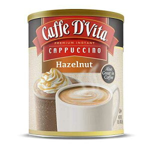 Caffe D Vita Sugar Free Mocha Cappuccino Mix - Sugar Free Mocha Mix, Gluten Free, No Cholesterol, No Hydrogenated Oils, No Trans Fat, 99% Caffeine Free, Sugar Free Mocha Powder - 8.5 Oz Can