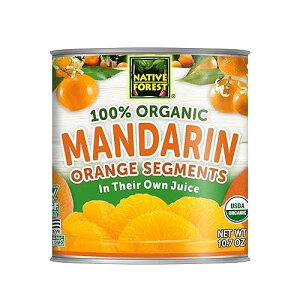 Native Forest Organic Mandarin Oranges - Mandarin Oranges Canned, Organic Mandarins, Organic Oranges, Canned Fruit - 10.7 Ounce (Pack of 6)