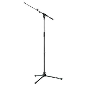 K&M �}�C�N�X�^���h �L�k���u�[���A�[���t�� K&M Konig & Meyer 21080.500.55 Tripod Microphone Stand w/Telescoping Boom / Clutch Height Adjustment / Soft-Touch Lock / Folding Leg Design / Zinc Die-Cast Base / German Made / B