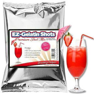 ��l�����O���e���t���[�E�W�F���V���b�g�p�p�E�_�[�~�b�N�X EZ-SQUEEZE Strawberry Daiquiri Gelatin Mix, 6.78oz Premium Gluten-Free Tasty Jello Mix
