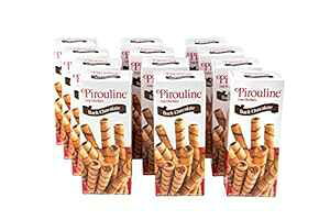 ピロリンロールドウエハース、ダークチョコレート、3.25オンス箱(12個パック) Pirouline Rolled Wafers, Dark Chocolate, 3.25-Ounce Boxes (Pack of 12)