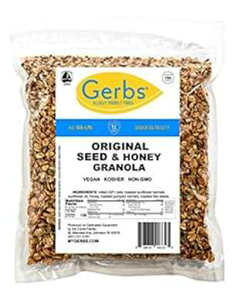 GERBS IWi V[h Ah nj[ Om[A64 IX܁Agbv 14 HAM[t[A`qg݊ GERBS Original Seed n' Honey Granola, 64 ounce Bag, Top 14 Food Allergy Free, NON GMO