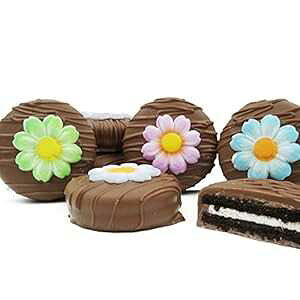 tBftBA LfB[Y ~N `R[gŕꂽII NbL[AfCW[ t[ Mtg 8 IX Philadelphia Candies Milk Chocolate Covered OREO Cookies, Daisies Flower Gift 8 oz