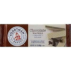 Voortman、チョコレートウエハース、14.1 オンス (4個入り) Voortman, Chocolate Wafers, 14.1 Oz. (Pack of 4)