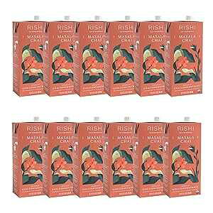 VeB[}T`CZk T|[gAUSDA FI[KjbNAgAAGlM[ 32 tʃIX̃J[gA8 H (12 pbN) Rishi Tea Masala Chai Concentrate Beverage Support, USDA Cer