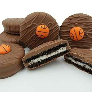 tBftBA LfB[Y ~N `R[gŕꂽII NbL[AoXPbg{[ Mtg lbg d 8 IX Philadelphia Candies Milk Chocolate Covered OREO Cookies, Basketball Gift Net