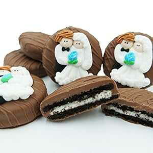 tBftBA LfB[Y ~N `R[gŕꂽII NbL[AVYVw̃EFfBO lbgd 8 IX Philadelphia Candies Milk Chocolate Covered OREO Cookies, Bride and Groom Weddi