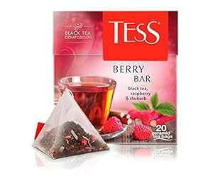 eXg x[o[ s~bh^eB[obO20܁yVAAiz Tess Black Tea BERRY BAR 20 Pyramyd Tea Bags [Imported from Russia]