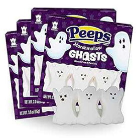ハロウィン ピープス キャンディ バンドル – マシュマロ ピープス 4 パック – 完璧なハロウィーン キャンディ、秋のキャンディ、トリック オア トリート キャンディ – ゴースト – 12 オンス Blair Candy Halloween Peeps Candy Bundle - 4 P