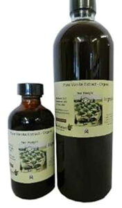 OliveNation Natural Vanilla Flavor, Organic from Bourbon Madagascar Beans, Non-GMO, Gluten Free, Kosher, Vegan - 4 ounces