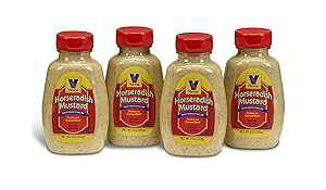 EB[z[XfBbV}X^[h 9IX (4pbN) Vienna Beef Vienna Horseradish Mustard 9oz (4 Pack)