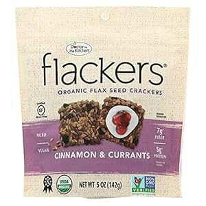 Doctor In The Kitchen I[KjbN ViJg tbJ[A5IX (12pbN) Doctor In The Kitchen Organic Cinnamon Currant Flackers, 5 Ounce (Pack of 12)