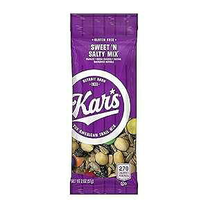 Kar's Kar s Nuts Original Sweet N Salty Trail Mix, 2 oz Individual Snack Packs Bulk Pack of 192, Gluten-Free Snacks