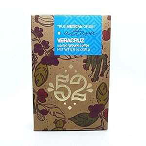 52 ALTURAAElɂ郁LVJR[q[Av~ARNVOEhR[q[ - xNX 52 TRUE MEXICAN ORIGIN 52 ALTURA, Artisan Mexican Coffee, Premium Collection Ground Coffee - Veracruz