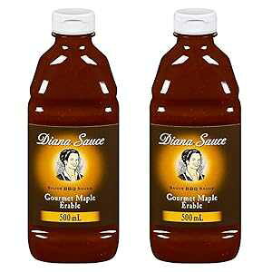 DIANA BBQ\[XA[vVbvA500ml/16.90 fl. IYA2 pbN {Ji_A} Diana Sauce DIANA BBQ Sauce, Maple Syrup, 500ml/16.90 fl. Oz, 2-Pack {Imported from Canada}