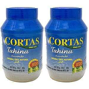 v~A om ^qj 2 |h SVR܃y[Xg 2 pbN Cortas Premium Lebanese Tahini 2 Pound All Natural Sesame Paste Pack of 2