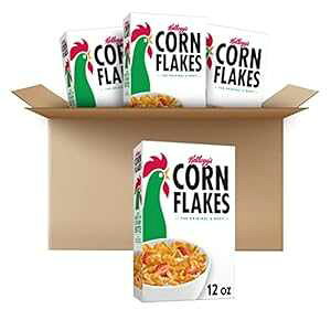 PbO R[t[N R[h ubNt@Xg VAA8ނ̃r^~ƃ~lAwV[XibNAt@~[TCYAIWi (4 ) Kellogg s Corn Flakes Cold Breakfast Cereal, 8 Vit