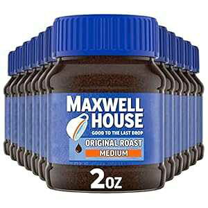 Maxwell House IWi ~fBA [Xg CX^g R[q[ (2 IX W[A12 pbN) Maxwell House Original Medium Roast Instant Coffee (2 oz Jars, Pack of 12)