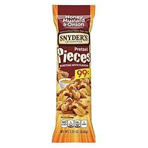 Snyder's of Hanover nj[}X^[hIjIvbcFs[XA2.25IX Snyder's of Hanover Honey Mustard & Onion Pretzel Pieces, 2.25 oz
