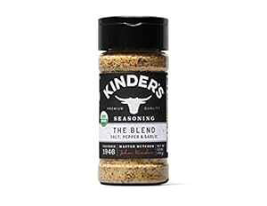 Kinder's I[KjbN U uh (ARVEAK[bN)Av~Ai̒AMSG t[AUSDA FI[KjbNA3.5 IX Kinder's Organic The Blend Seasoning (Salt, Pepper and Garlic),