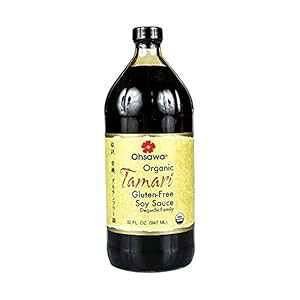 I[T I[KjbNsgp܂ݖA32tʃIX Ohsawa Organic Wheat-Free Tamari Soy Sauce, 32 Fl Oz