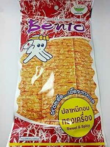 ٓ CJ ^CYރXibN ^CYIWiy[Xg d24GX (1pbN) Bento & Co Bento Squid Thai Fish Seafood Snack Original Paste Flavor From Thailand Wt 24 G X (1 Pack)