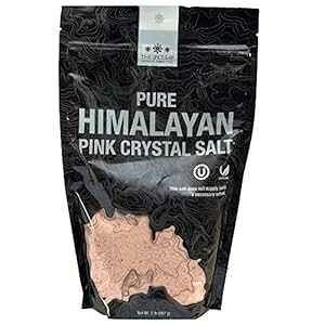 The Spice Lab Himalayan Salt - Fine 2 Lb Bag - Pink Himalayan Salt is Nutrient and Mineral Dense for Health - Gourmet Pure Crystal - Kosher & Natural Certified