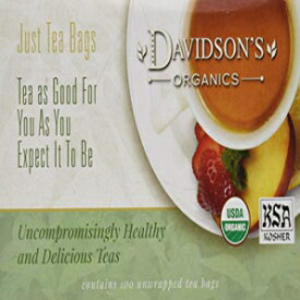 Davidson's Tea ティーバッグ 100 個、ラベンダー入りアールグレイ、9.6 オンス Davidson's Tea 100 Piece Tea Bags, Earl Grey with Lavender, 9.6 Ounce