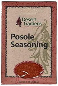 Desert Gardens |\ V[YjO ~bNX (4 pbN) Desert Gardens Posole Seasoning Mix (Pack of 4)