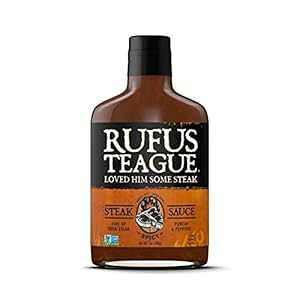 Rufus Teague - XpCV[ȃXe[L\[X - v~AXe[L\[X - 7 |h {g Rufus Teague - Spicy Steak Sauce - Premium Steak Sauce - 7 oz. Bottle