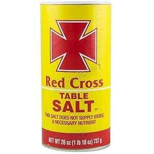 ԏ\ H쉖 26IX American Red Cross Red Cross Table salt 26 oz