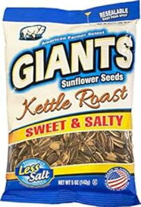 5IXi1pbNjA\eBXC[gAWCAcPg[Xg\eBXC[gt[o[Ђ܂̎A12pbN - 5IXBobO GIANTS SUNFLOWER SEEDS 5 Ounce (Pack of 1), Salty Sweet, GIANTS 
