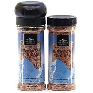 The Spice Lab Himalayan Salt - Coarse Grinder Pack - Pink Himalayan Salt is Nutrient and Mineral Dense for Health - Gourmet Pure Crystal - Kosher & Natural Certified