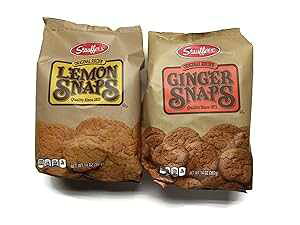 Stauffer ̃Xibv NbL[ 2 pbN oGeB: WW[ Xibv &  XibvA14 IXBobOye1z Stauffer's 2-pack Snaps Cookies Variety: Ginger Snaps & Lemon Snaps, 14 Oz. Bags [1 of Each]