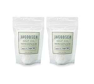 Jacobsen Salt Co - t[NdグC 4 IX obOAlbg^[cpŎnA܂͕čA2 pbN Jacobsen Salt Co. Jacobsen Salt Co - 4 oz Bag of Flake Finishing Sea Salt, Hand Harvested in Netarts Bay, ORMade in 