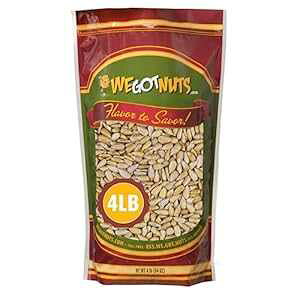 We Got Nuts q}̎ [Xg (kȂ) 4 |h We Got Nuts Sunflower Seeds Roasted & Unsalted (No Shell) 4 LB