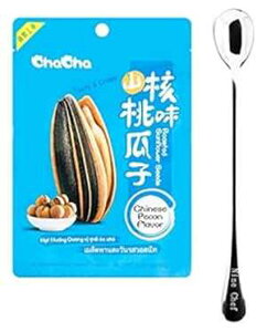 `` Ђ܂ [XgЂ܂̎ 160g (s[JA6) + iCVFtXv[ 1 { Chacha Sunflower Roasted sunflower Seeds 160g (Chinese pecan flavor, 6 Bag) + One NineChef Spoon