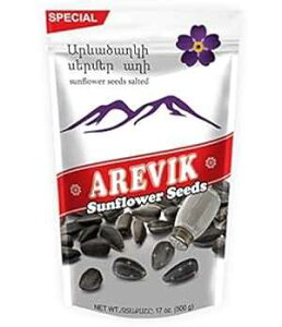 Ђ܂̎ [XguABNv 18IX / 500O VAAAI[KjbNi Sunflower Seeds Roasted & Salted "Arevik" 18 Oz / 500 Gr. Imported from Russia, Organic product