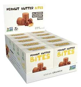 PASOKIN / Cocoa Crunch Natural Peanut Butter Bites / Kosher, Gluten Free, Vegan, Protein Snack / Crunchy and Creamy / Chocolate Pacoca Made in USA, 0.5 oz bites [20 count]