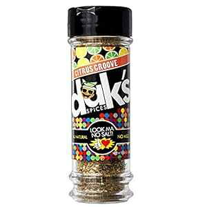 DAK's Spices CITRUS GROOVE - ACAIW̔n[u100%uh DAK'S SPICES ALL NATURAL LOOK MA NO SALT! NO MSG DAK's Spices CITRUS GROOVE - 100% SALT FREE blend of herbs with a mixture of le