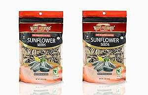 Klein's Naturals Jumbo Sunflower Seeds [2 Pack] GOURMET Salted Sun Flower Seed, Keto-Friendly Snack [10 Oz. Total]