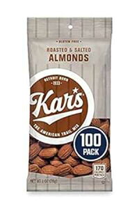 Kar's Nuts [XgщЂA[hA1 IX̌ʃpbN ? 100 ̃oNpbNAOet[̃XibN Kar's Kar s Nuts Roasted and Salted Almonds, 1 oz Individual Packs Bulk Pack of 100, Gluten-Free 
