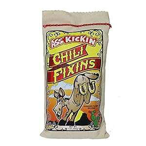 KICKIN' �`�� �t�B�N�V�� - 1 �p�b�N 16 �I���X - �A�����J���̃v���~�A���O�����M�t�g ASS KICKIN' KICKIN' Chili Fixins - 1 Pack 16oz. - Premium Gourmet Gift Made in the USA