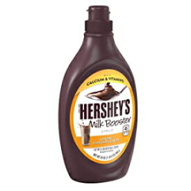 ハーシーのチョコレートシロップ、カルシウムとビタミンを含むミルクブースター、24オンス HERSHEY'S Chocolate Syrup, Milk Booster with Calcium and Vitamins, 24 Ounce
