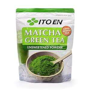 ɓΒA{̖pE_[AA12IX Ito En Matcha Green Tea, Japanese Matcha Powder, Unsweetened, 12 Oz